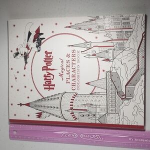 Harry Potter Magical Places & Characters Coloring Book, 78 Pictures,Movie Stills